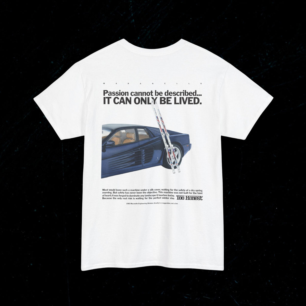 T-shirt FERRARI au SKI Printify